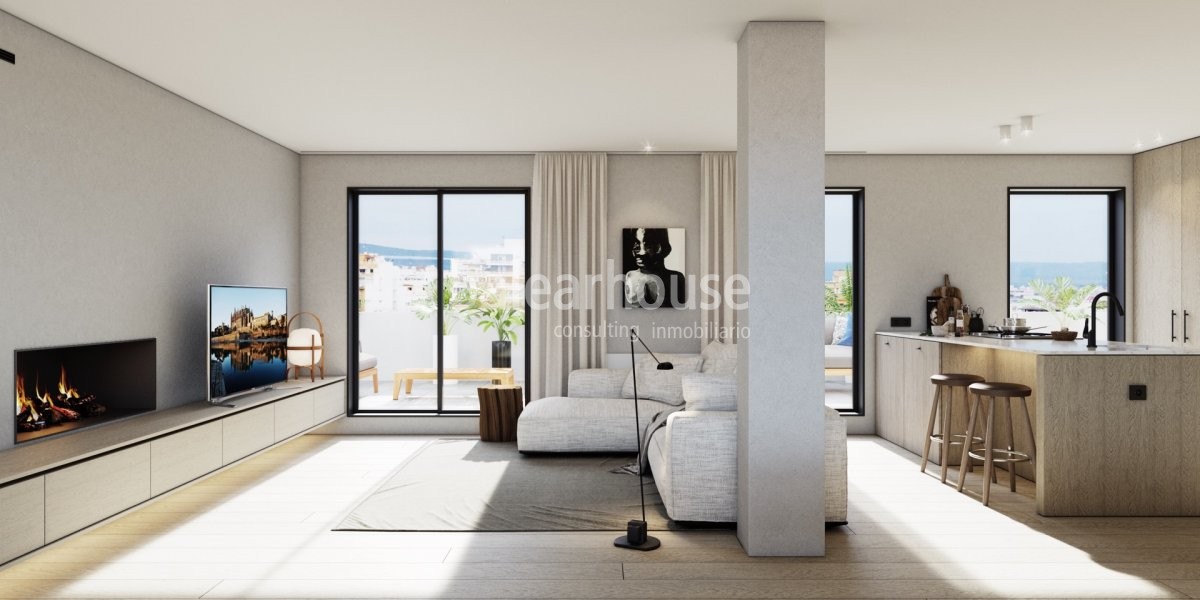 Ausgezeichnetes Penthouse-Projekt, das Design und Qualität in Palma vereint