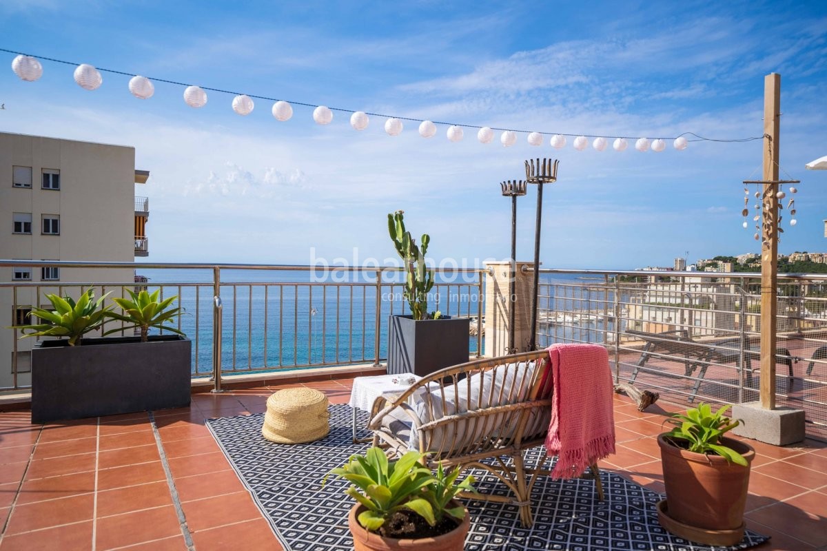 Reformierte fantastische Wohnung in südlicher Ausrichtung mit grosser Terrasse und Meerblick