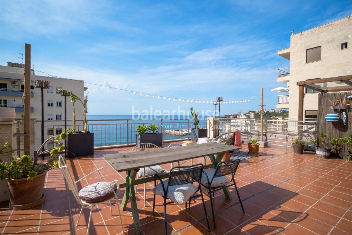 Reformierte fantastische Wohnung in südlicher Ausrichtung mit grosser Terrasse und Meerblick