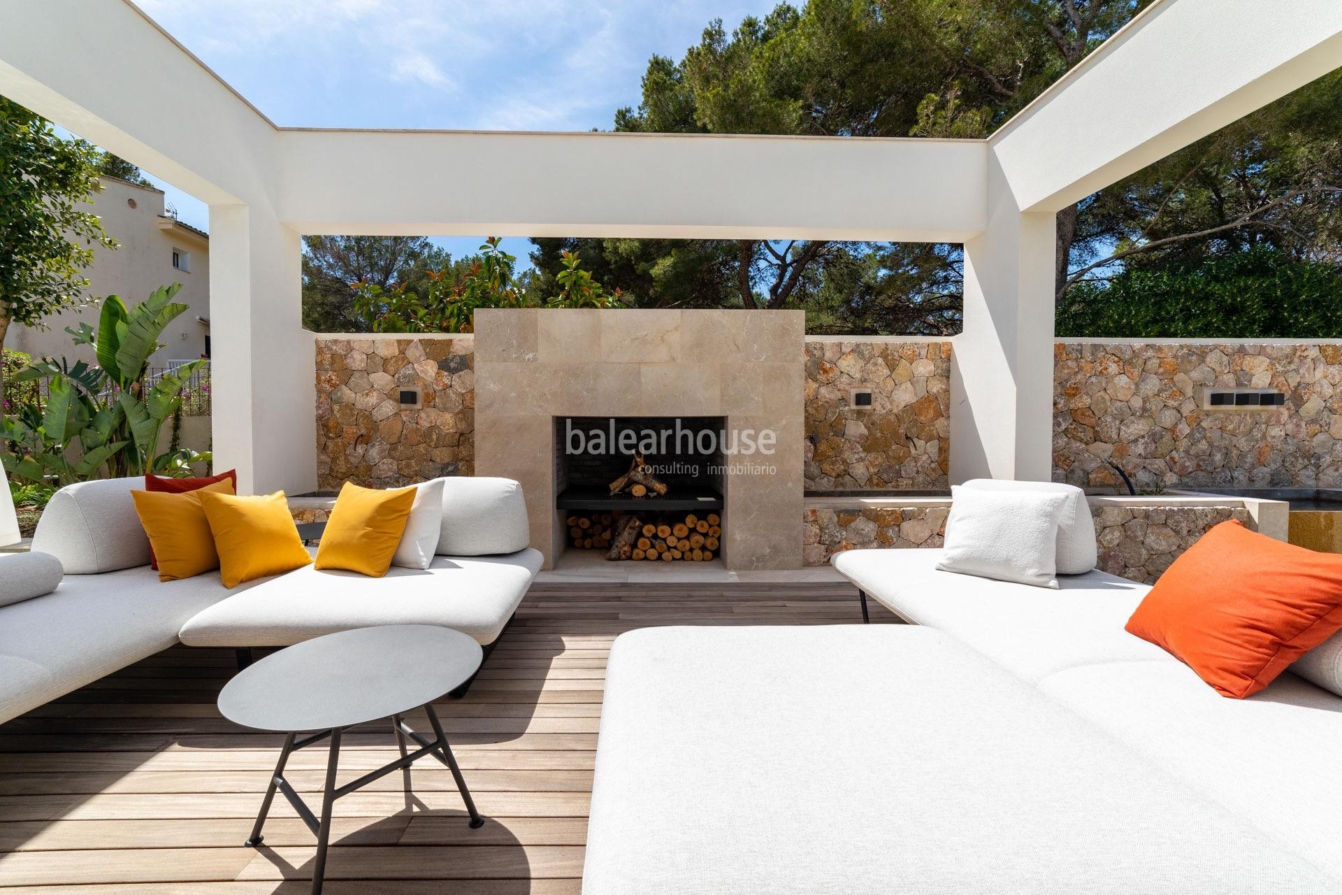 Gran villa de diseño cerca de playas con excelentes calidades en la privilegiada zona de Santa Ponsa