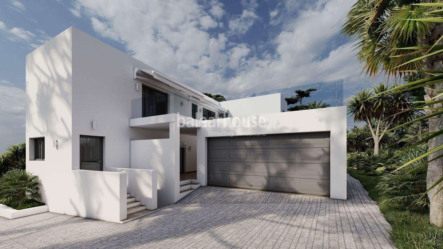 Außergewöhnliches Design-Wohnprojekt mit wunderschönem Meerblick in Santa Ponsa