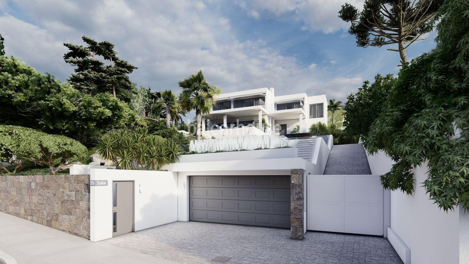 Extraordinary design housing project with beautiful sea views in Santa Ponsa