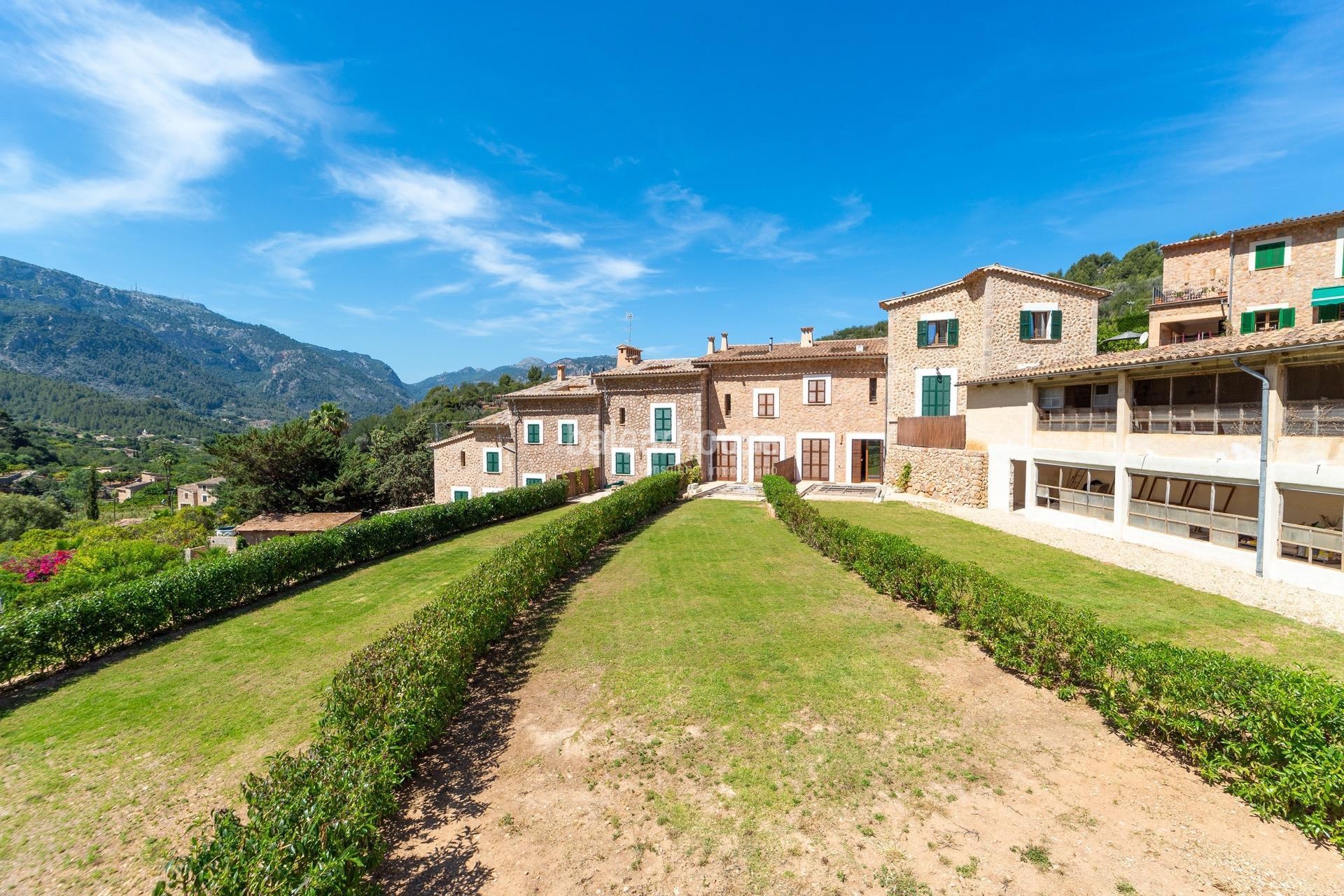 Magnificent views over the Tramuntana in this fabulous new build villa in Fornalutx