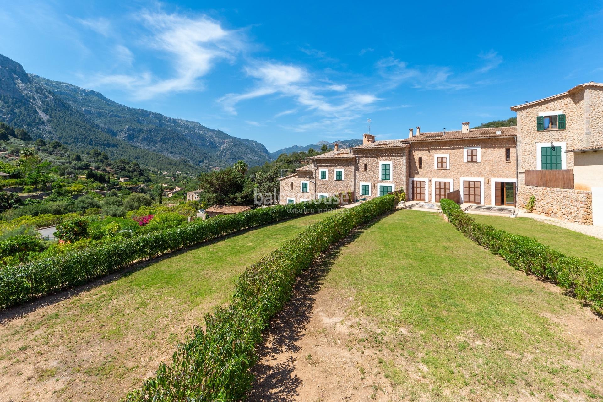 Fantastic new villa in Fornalutx with pool and stunning views of the Tramuntana