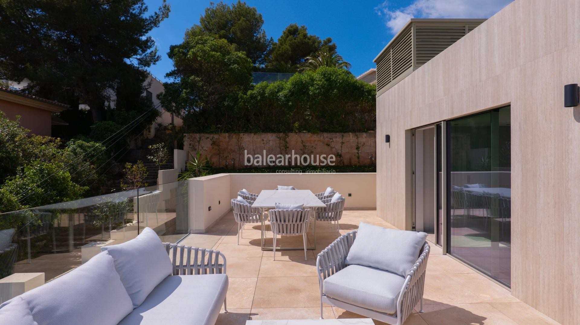 Exzellentes Moderna Design mit herrlichem Meerblick in dieser tollen Neubauvilla in Santa Ponsa