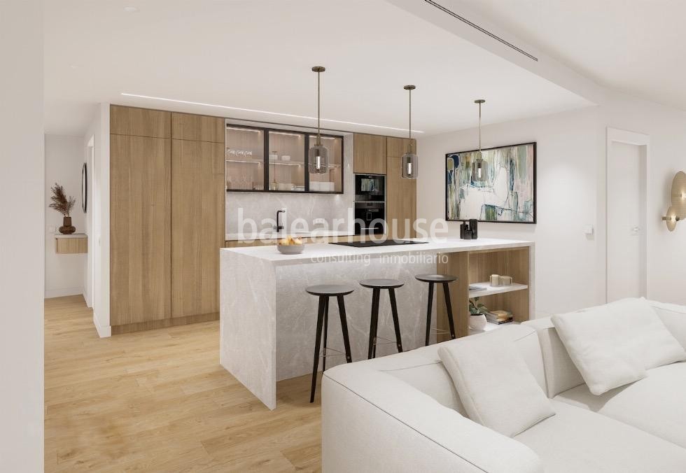 Modern newly built flat in a privileged front line location in the Port of Sóller.