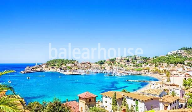 Wonderful newly built flat in the first line of the charming Puerto de Sóller.