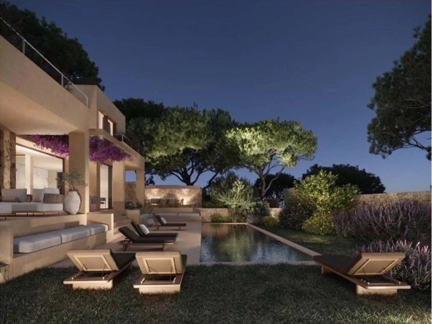 Great design villa project with high qualities next to a beautiful cove in Bendinat
