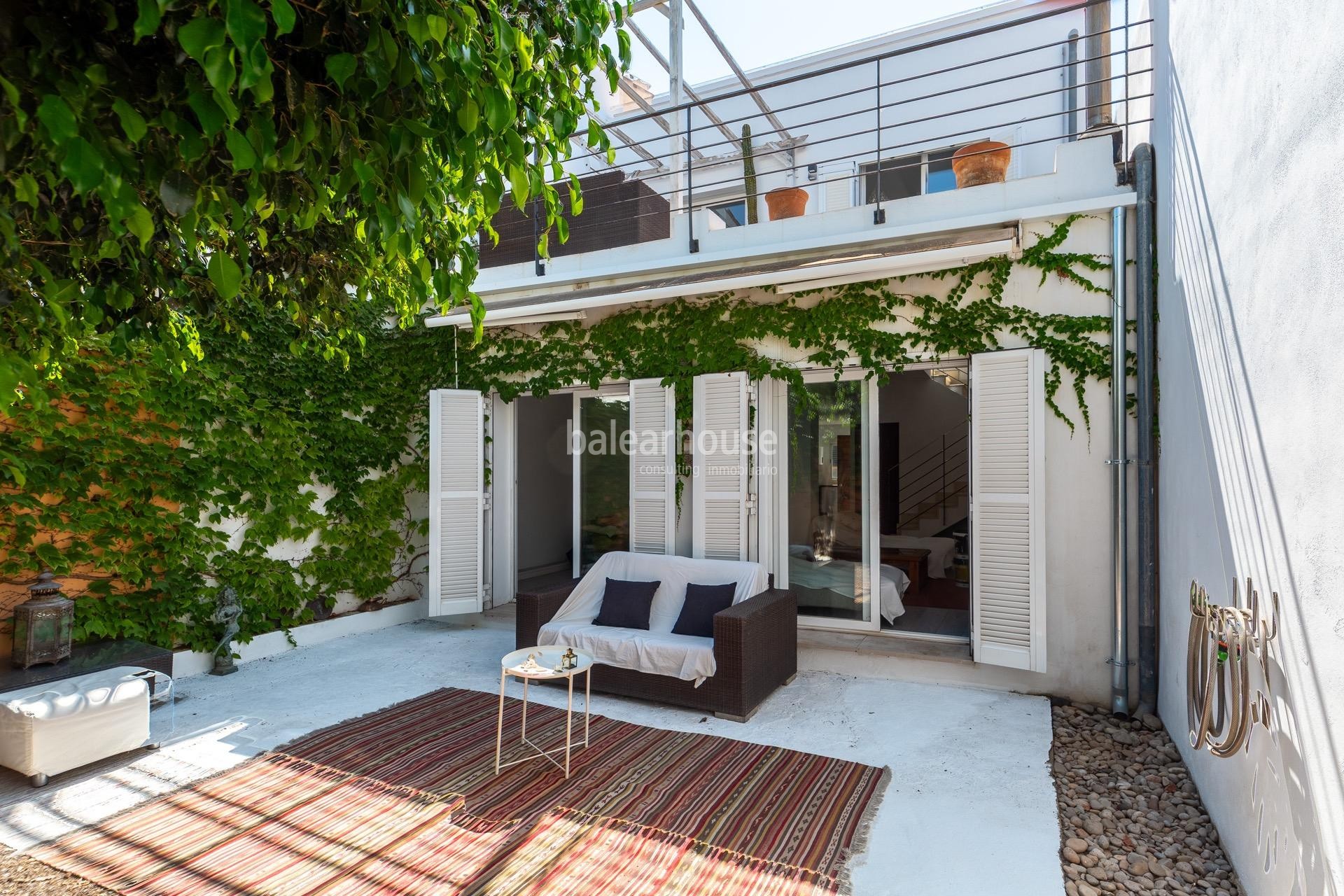 Helles Haus mit ausgezeichneten Terrassen in einer zentralen und ruhigen Gegend von Palma