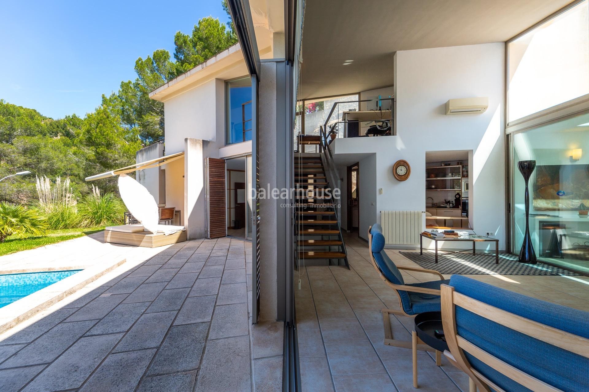 Spacious designer villa with large terrace, pool and close to the beach in Costa de la Calma