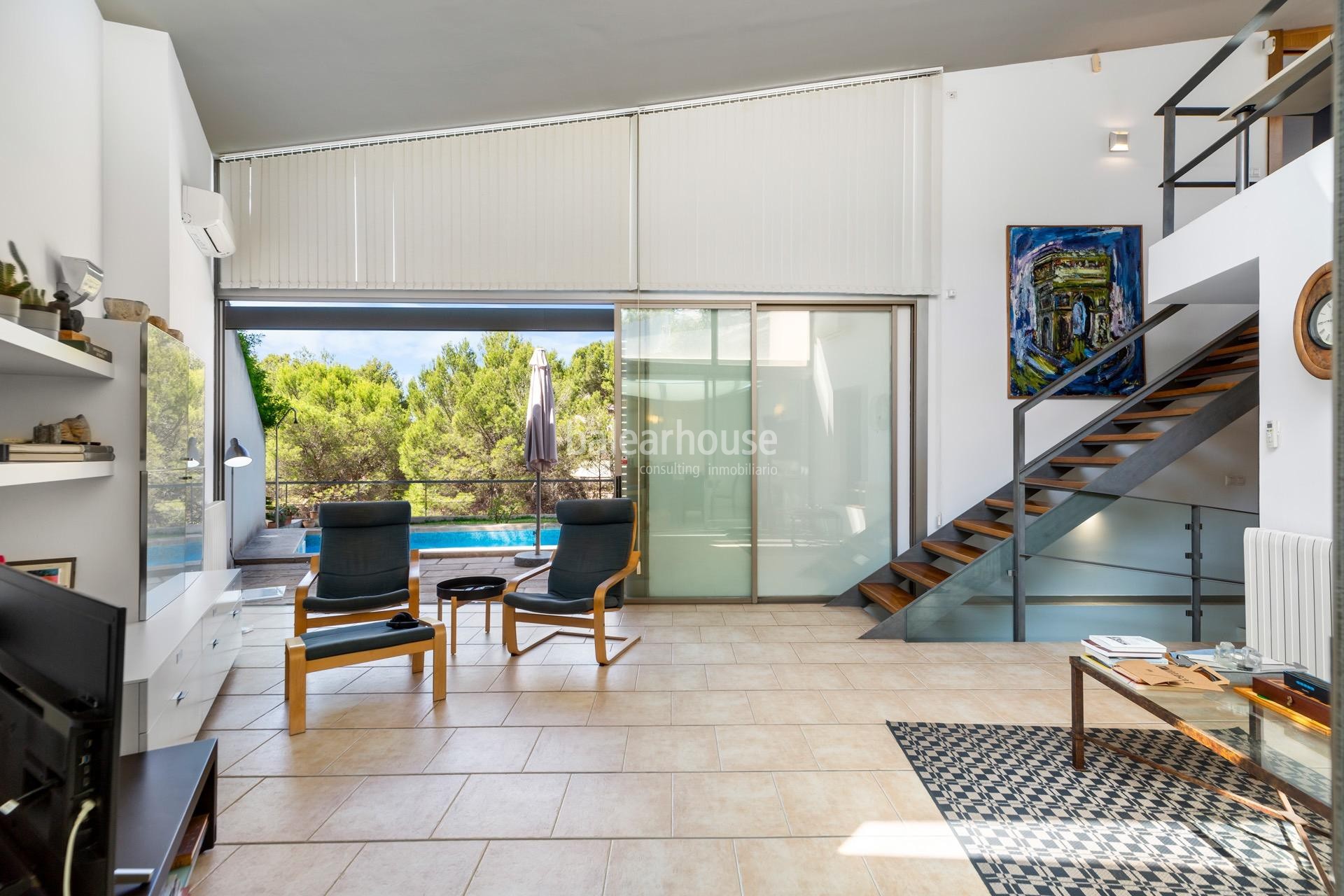 Spacious designer villa with large terrace, pool and close to the beach in Costa de la Calma