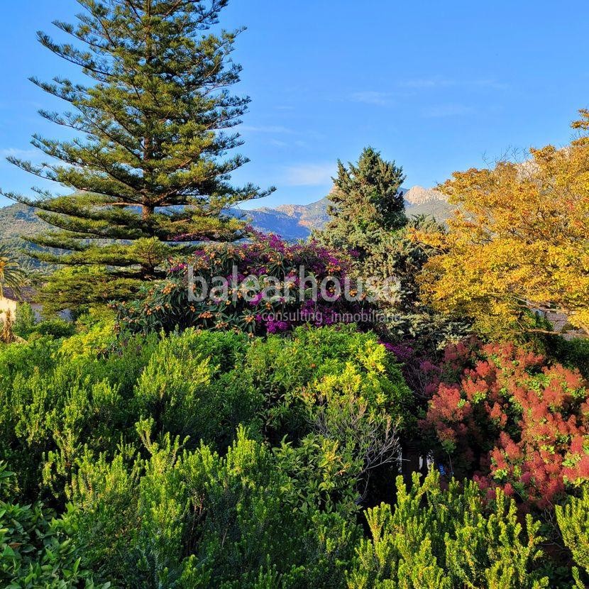 Stunning traditional house in Sóller with magnificent views of the Tramuntana and tourist license