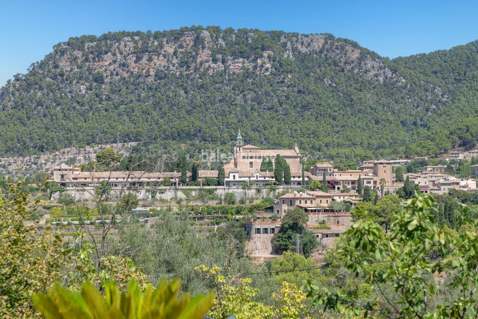 Spektakulär renovierte historische Finca in Valldemossa und einzigartiger Blick auf die Tramuntana