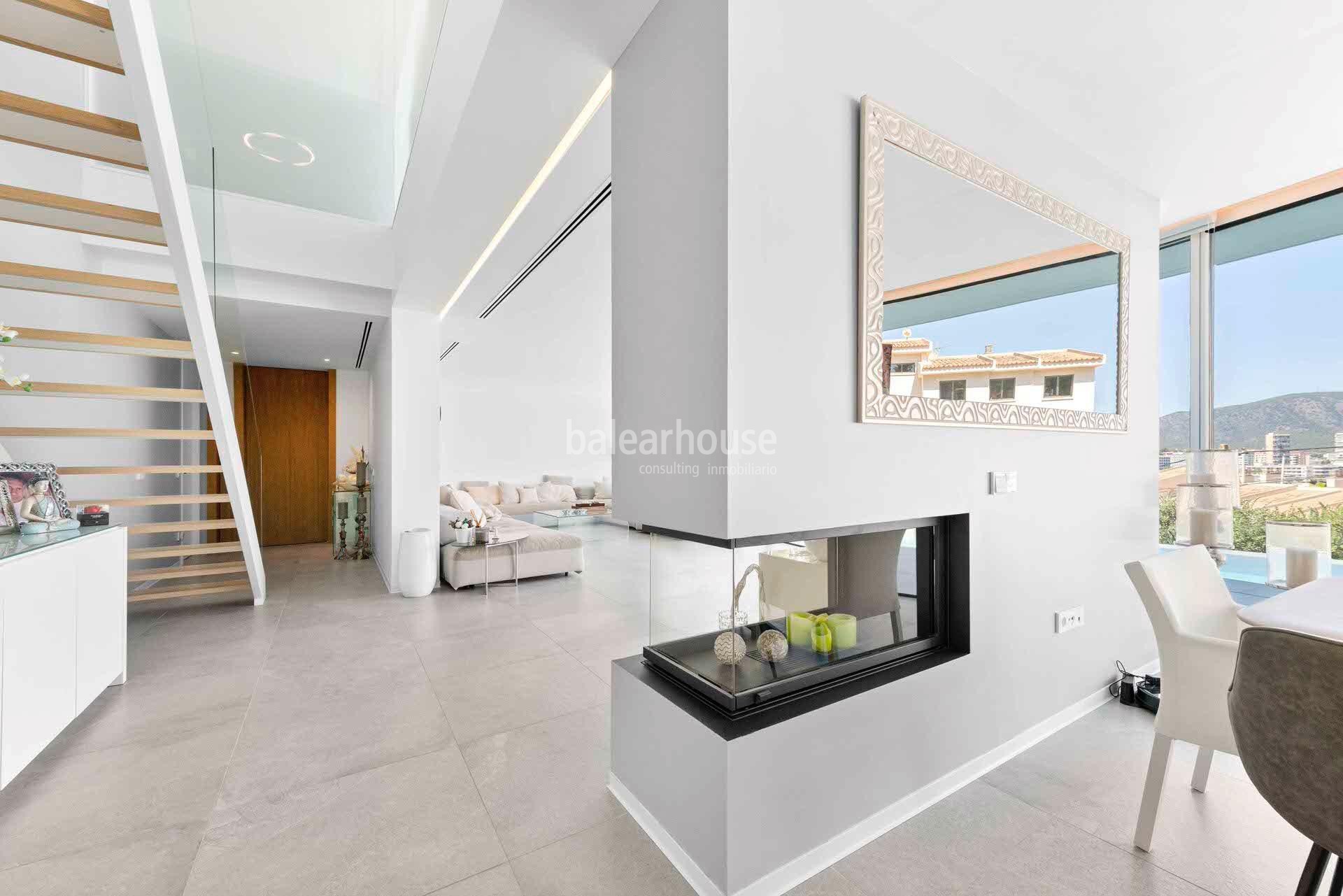 Splendida modern design villa with high qualities at a short distance from the beach in Cala Vinyes