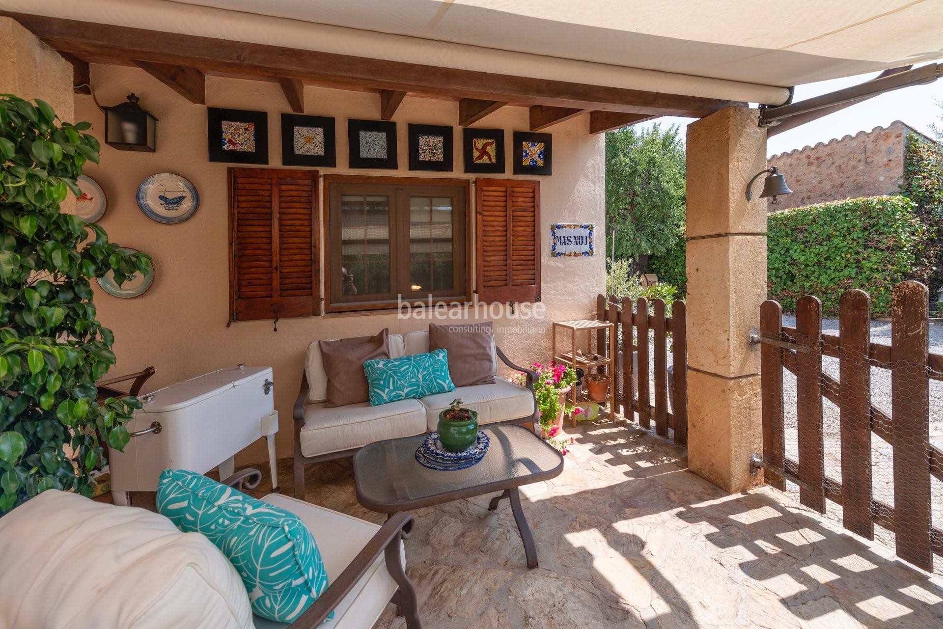 Wunderschöne Finca mit großzügigen Außenflächen und unverbaubarem Blick in Palma