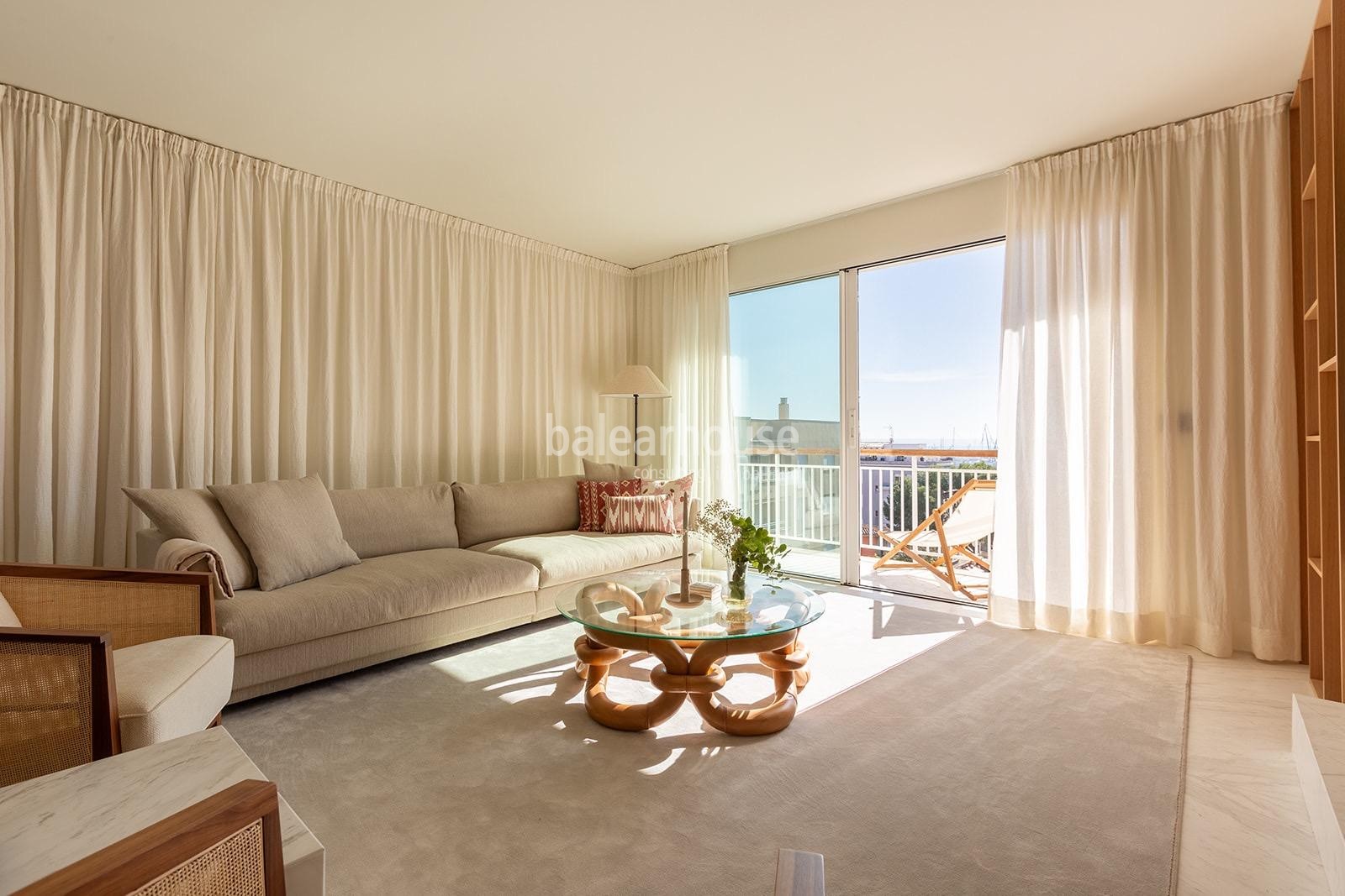 Large refurbished flat with high qualities and sea views next to the Tennis Club de Palma