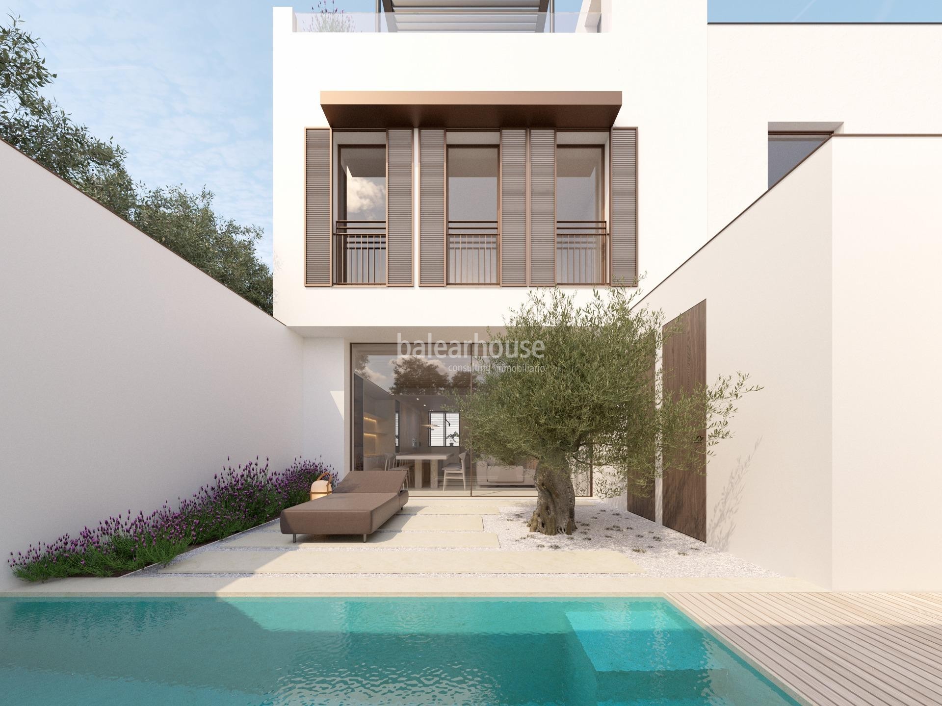 Excellent house project just a few steps from the beach in the beautiful area of Molinar in Palma.