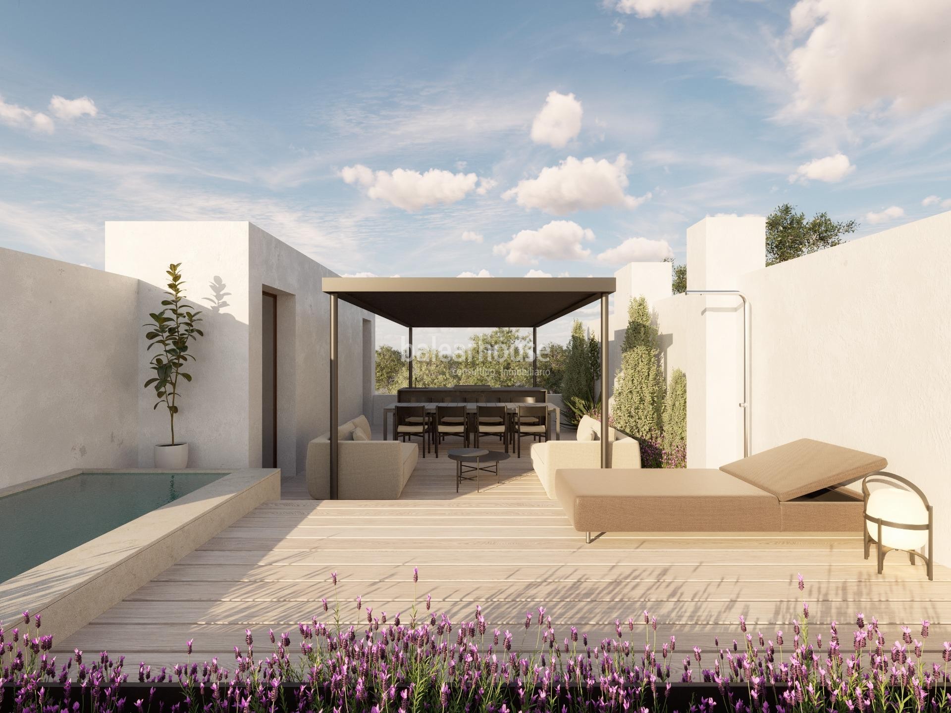 Excellent house project just a few steps from the beach in the beautiful area of Molinar in Palma.