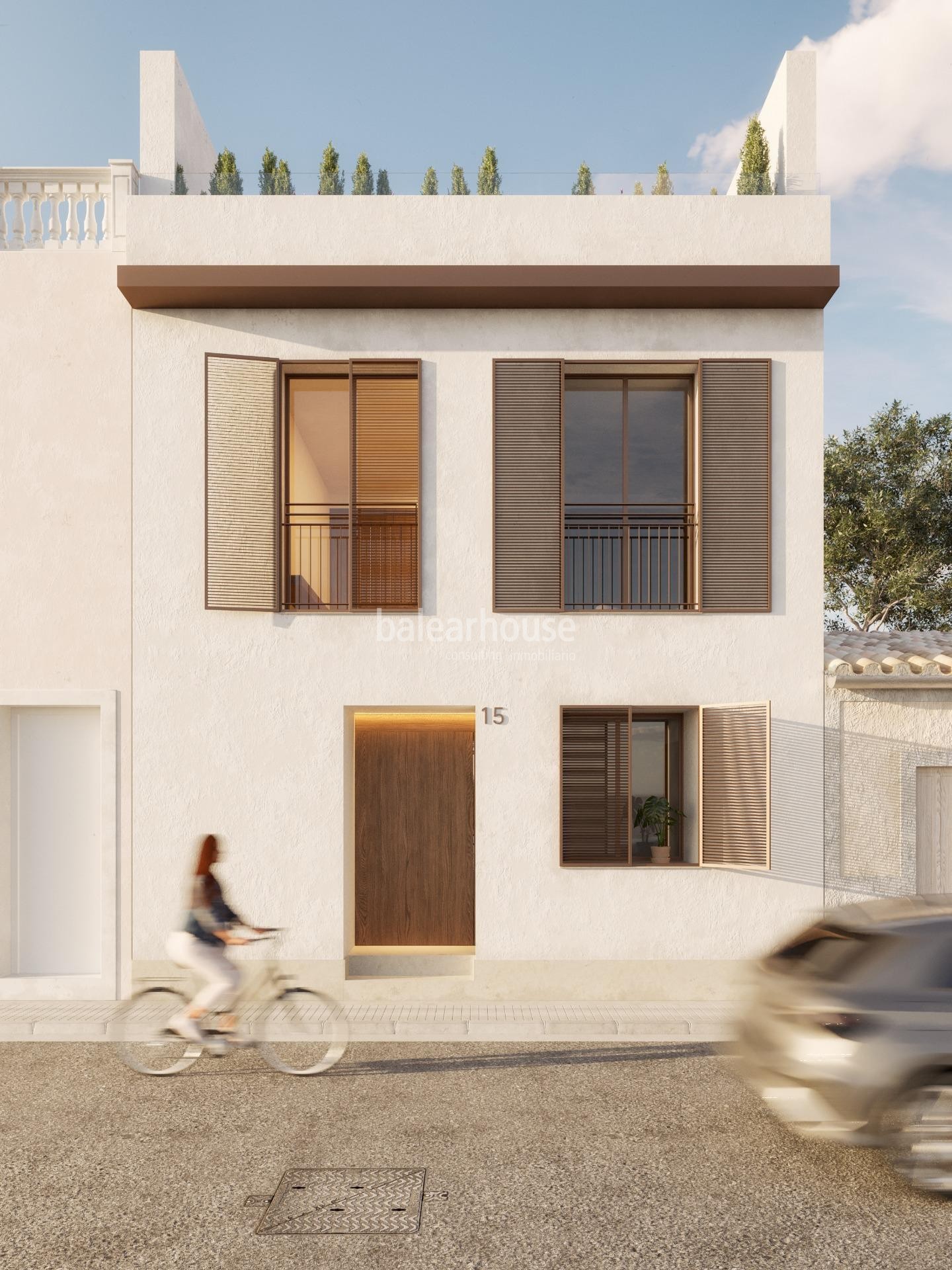 Ausgezeichnetes Projekt für ein Haus in Strandnähe in der schönen Gegend von Molinar in Palma.