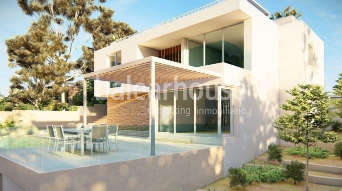 Magnificent new contemporary villa with fabulous outdoor areas in Port Adriano