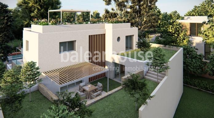 Prächtige neue zeitgenössische Villa mit fabelhaften Außenbereichen in Port Adriano