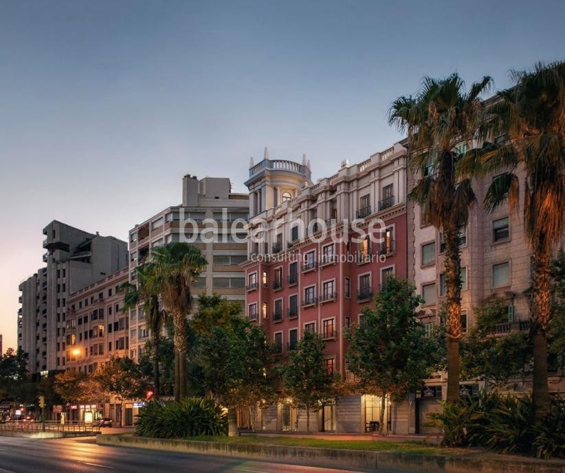 Excelente inversión: elegante edificio restaurado de viviendas en el centro de Palma y cerca del mar