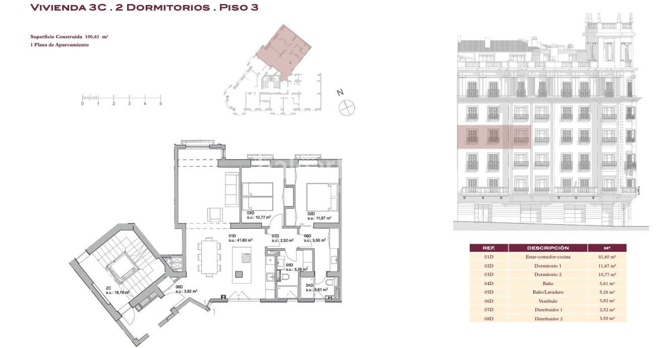 Excelente inversión: elegante edificio restaurado de viviendas en el centro de Palma y cerca del mar