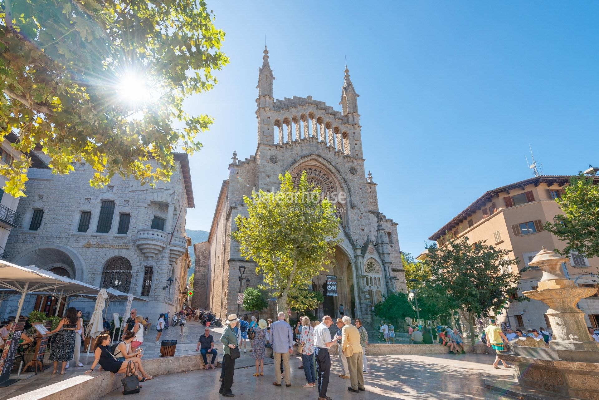 Die Pracht der Geschichte in diesem tollen Haus mit spektakulärem Bergblick in Sóller.