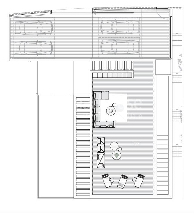 Excellent plot with unobstructed sea views, license and large villa project in Camp de Mar