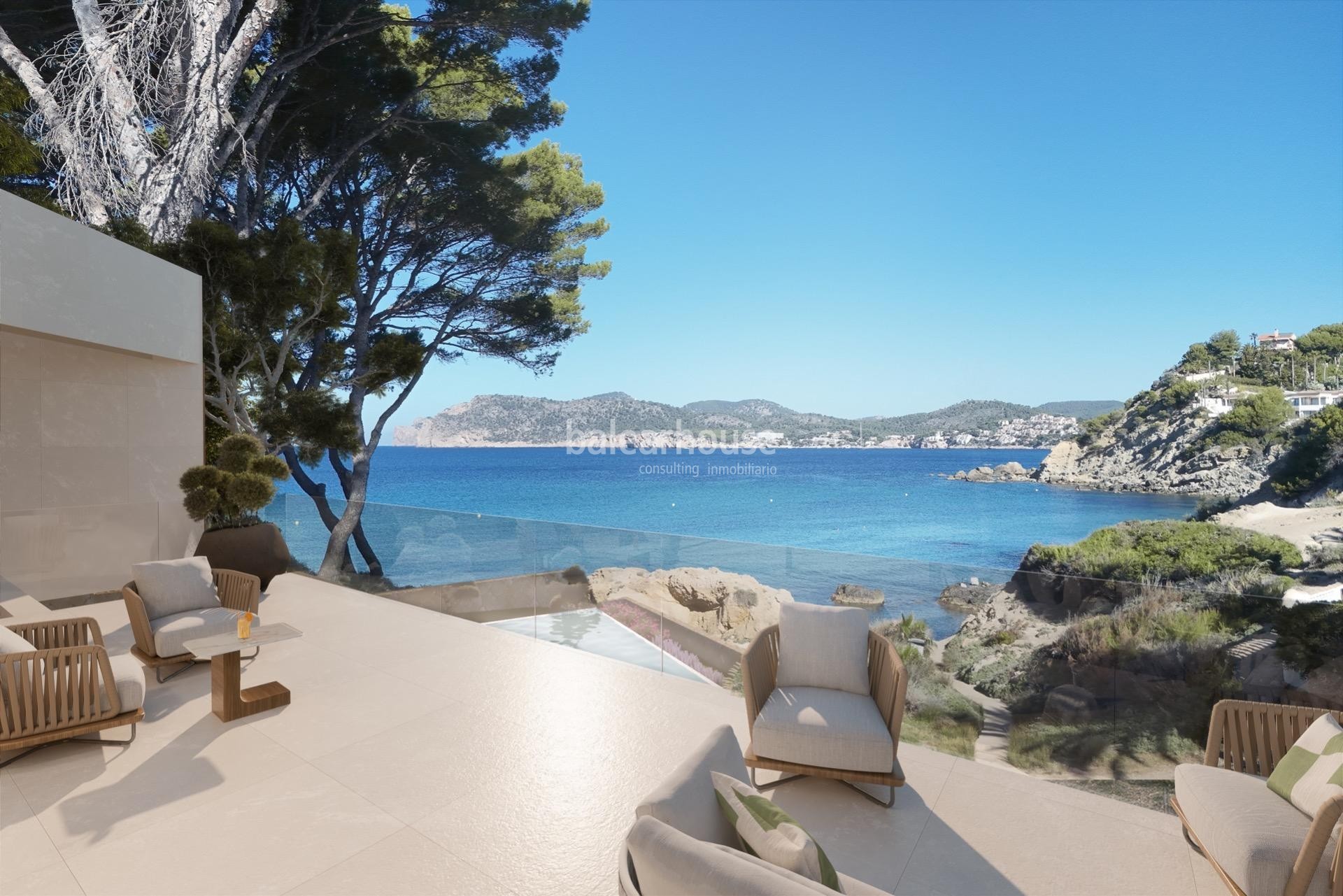 Spectacular new villa with direct access to the sea in the beautiful area of Costa de la Calma