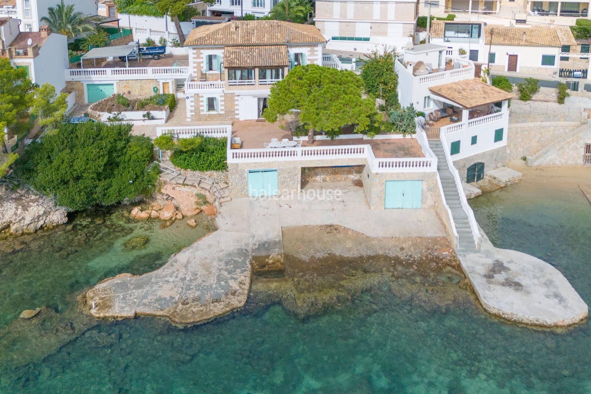 Elegante Villa mit spektakulärem Blick und direktem Zugang zum Meer in Puerto de Andratx