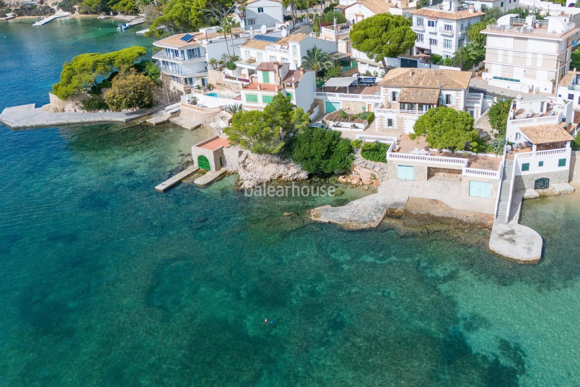 Elegante Villa mit spektakulärem Blick und direktem Zugang zum Meer in Puerto de Andratx