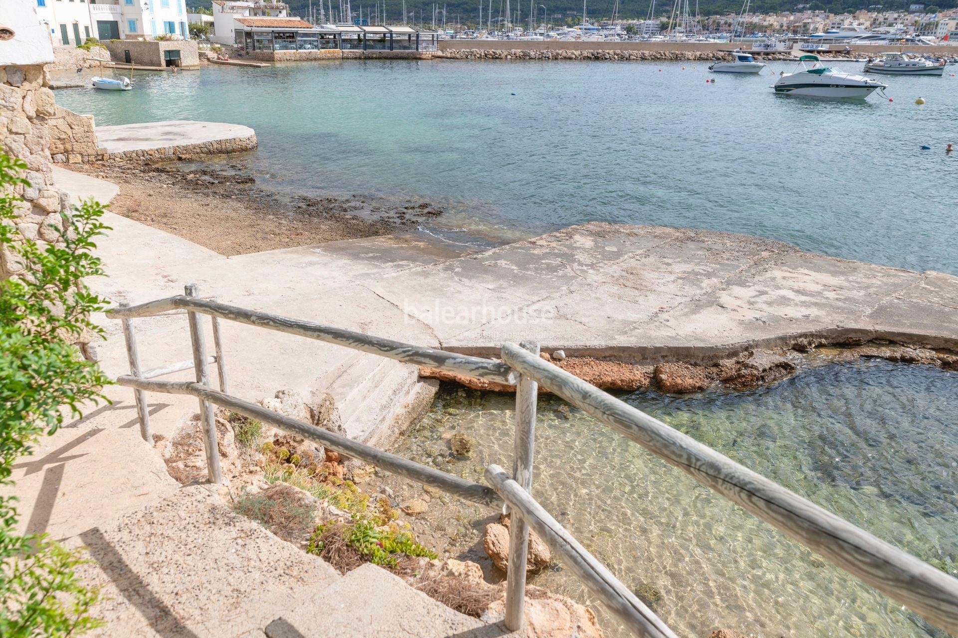 Elegante Villa mit spektakulärem Blick und direktem Zugang zum Meer in Puerto de Andratx