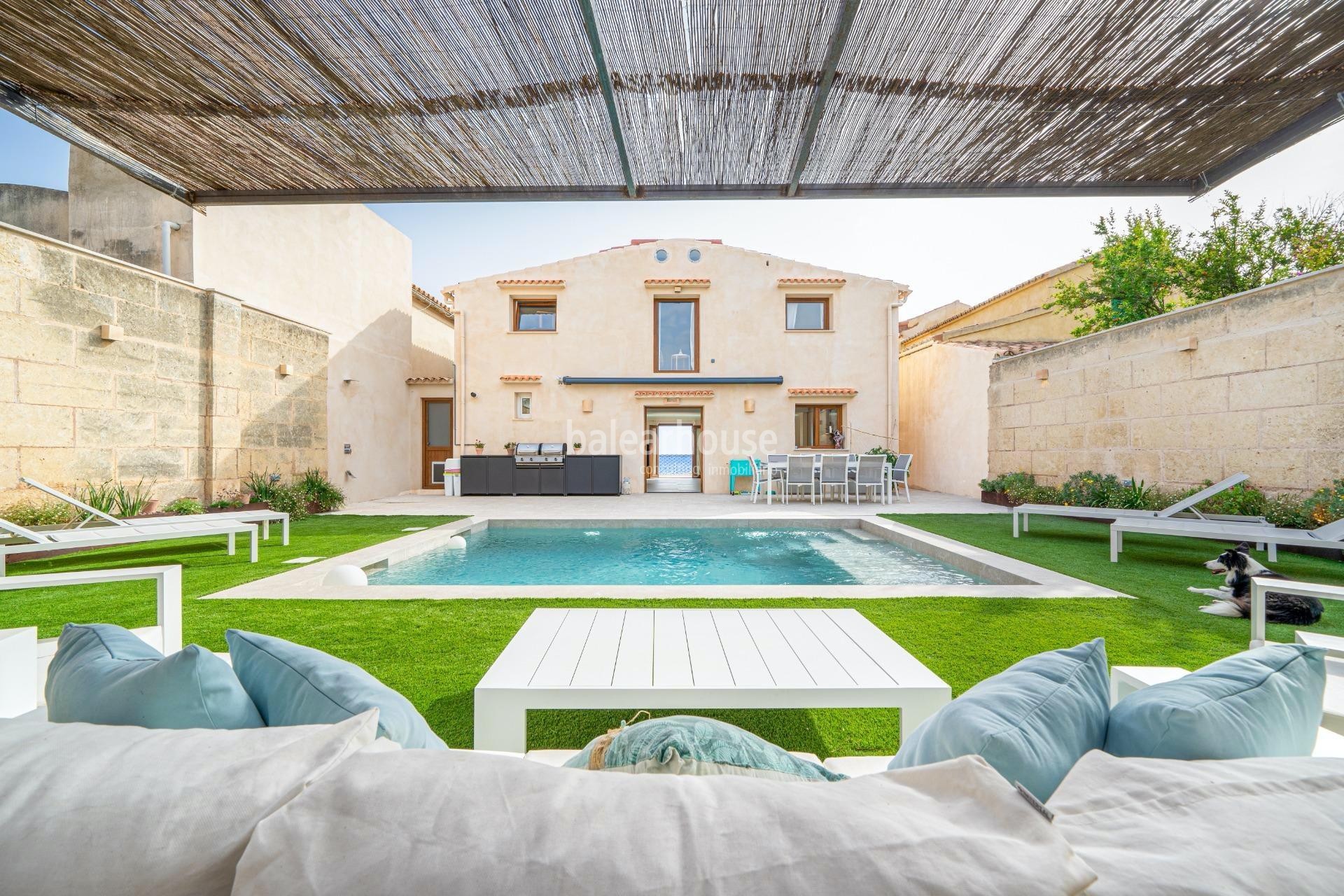 Fabulosa villa moderna frente al mar con terrazas, gran jardín y piscina en la costa de Palma