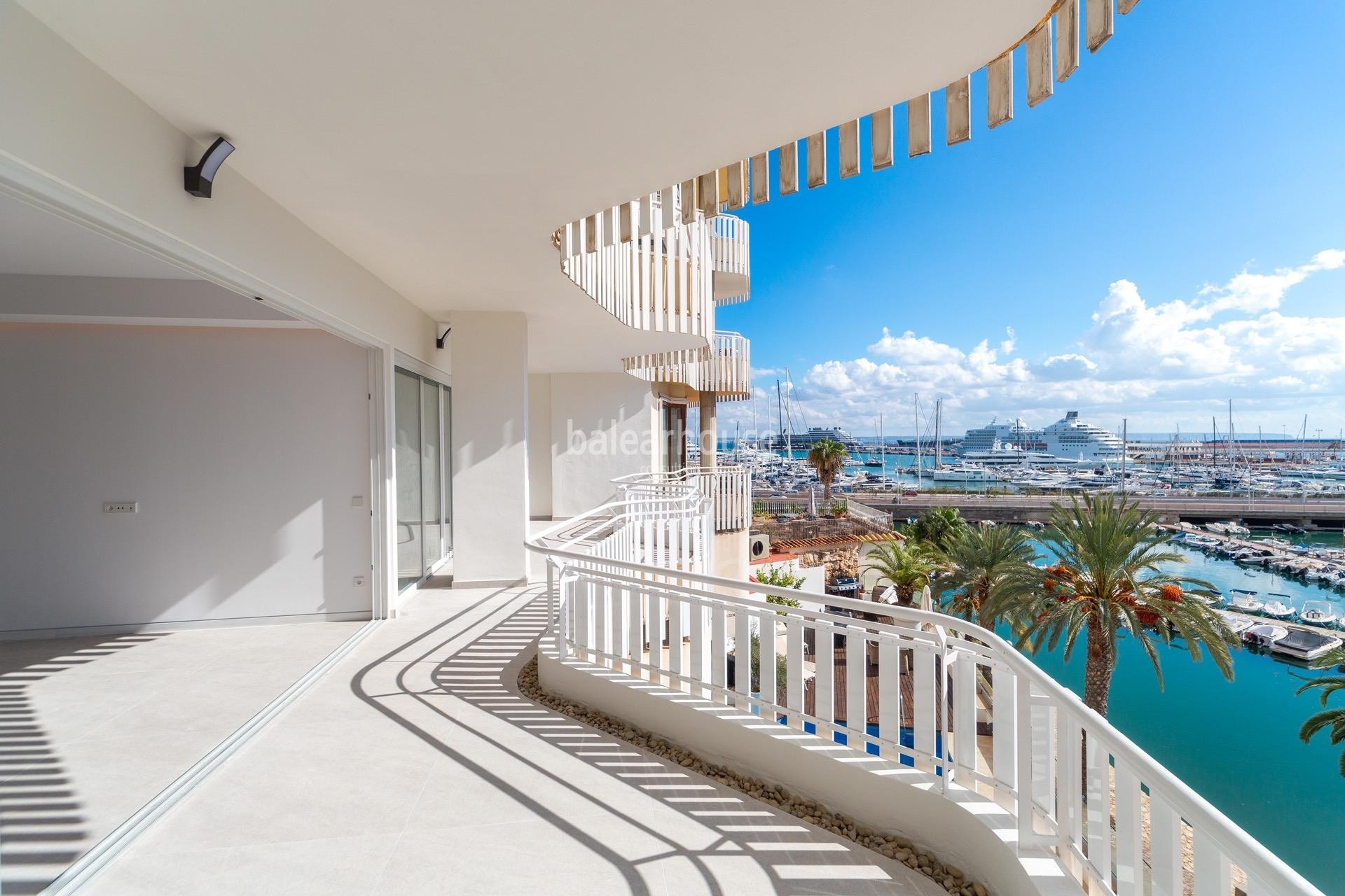 Fabelhafter Meerblick von dieser exklusiven renovierten Wohnung vor der Promenade