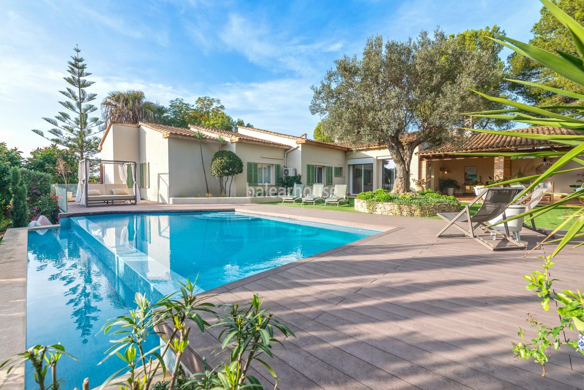 Fabelhaftes Haus im mediterranen Stil und große Außenbereiche in der Nähe von Stränden in Santa Pons