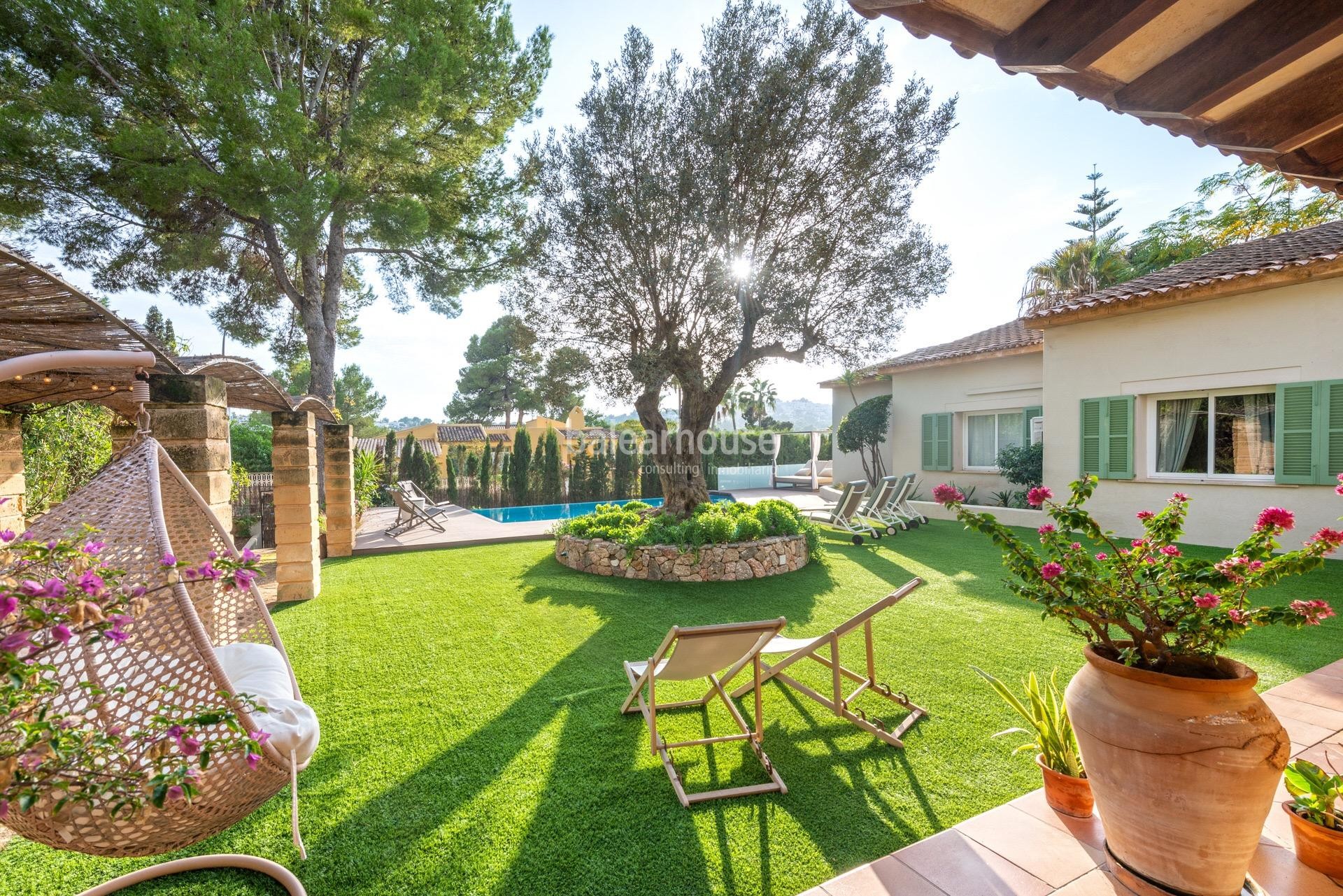 Fabelhaftes Haus im mediterranen Stil und große Außenbereiche in der Nähe von Stränden in Santa Pons