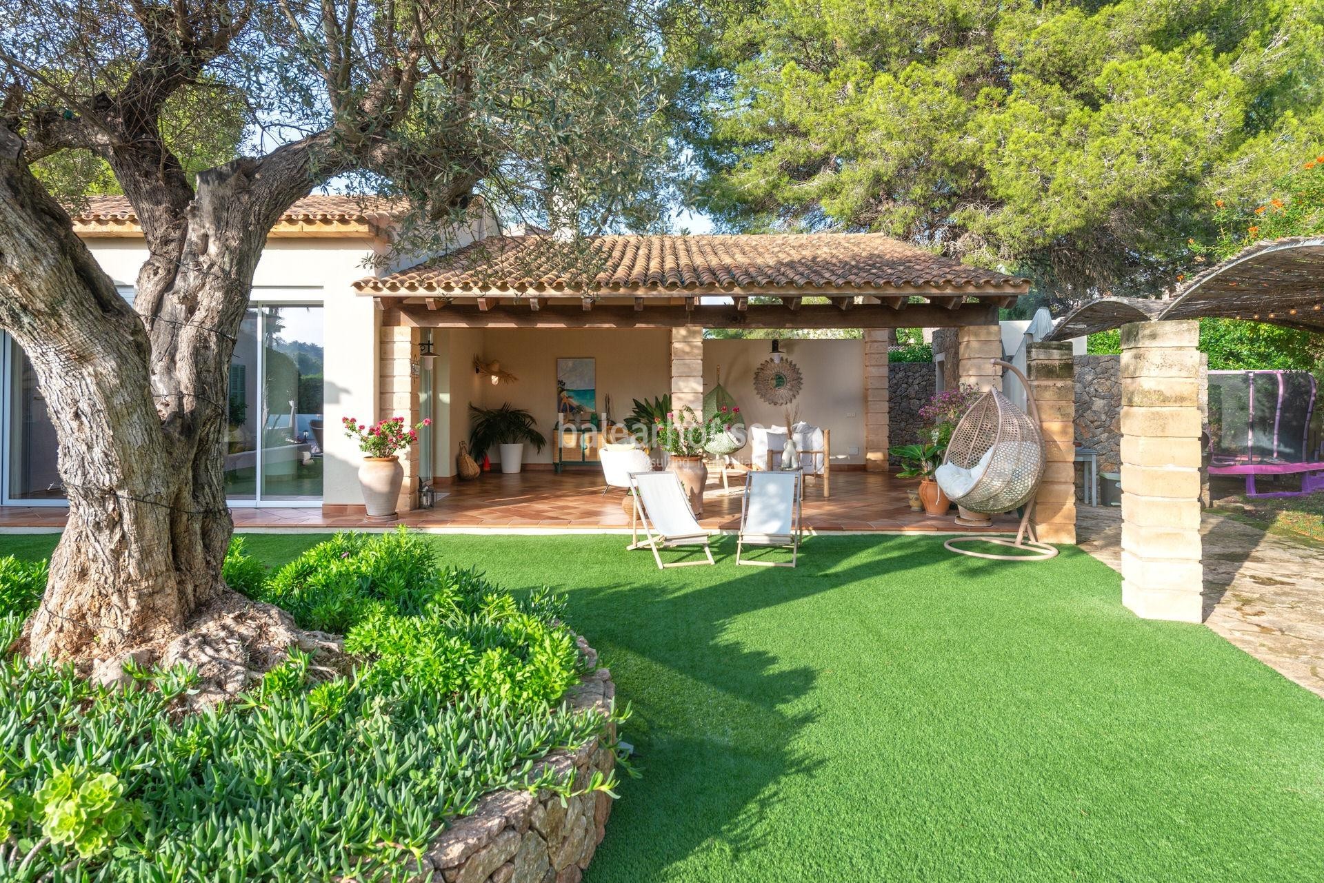 Fabulous Mediterranean style house and large exteriors near beaches in Santa Ponsa