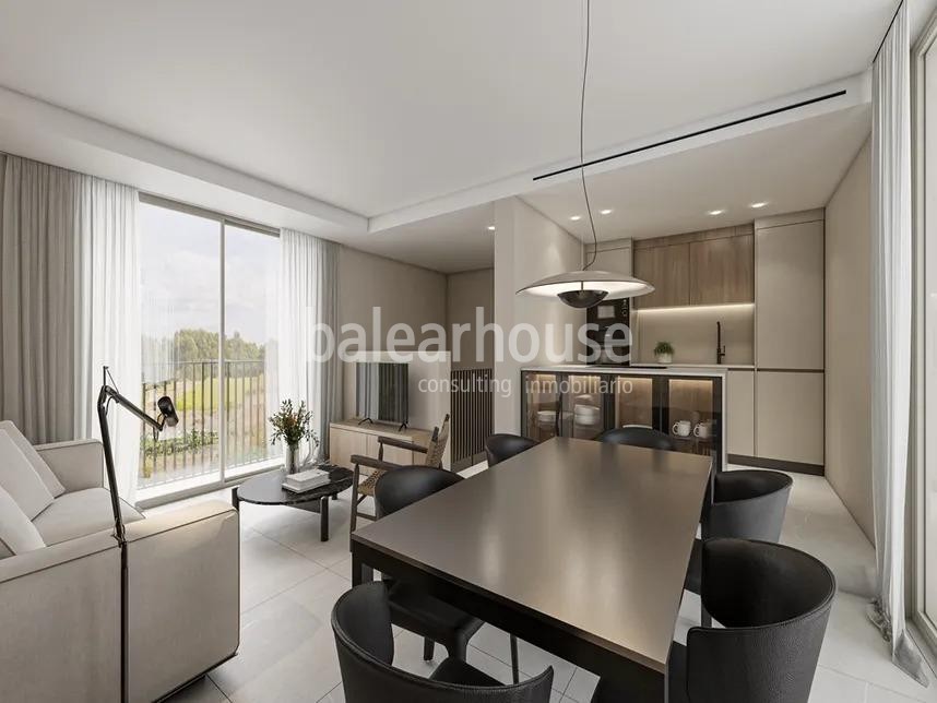 Exceptional design and new build penthouse with high qualities next to the beach in El Portixol