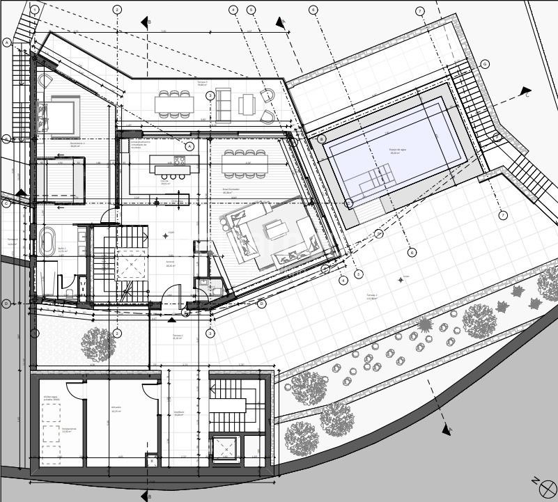 Ausgezeichnetes Grundstück in Son Vida mit Projekt und einzigartigem Blick auf das Meer und Palma in