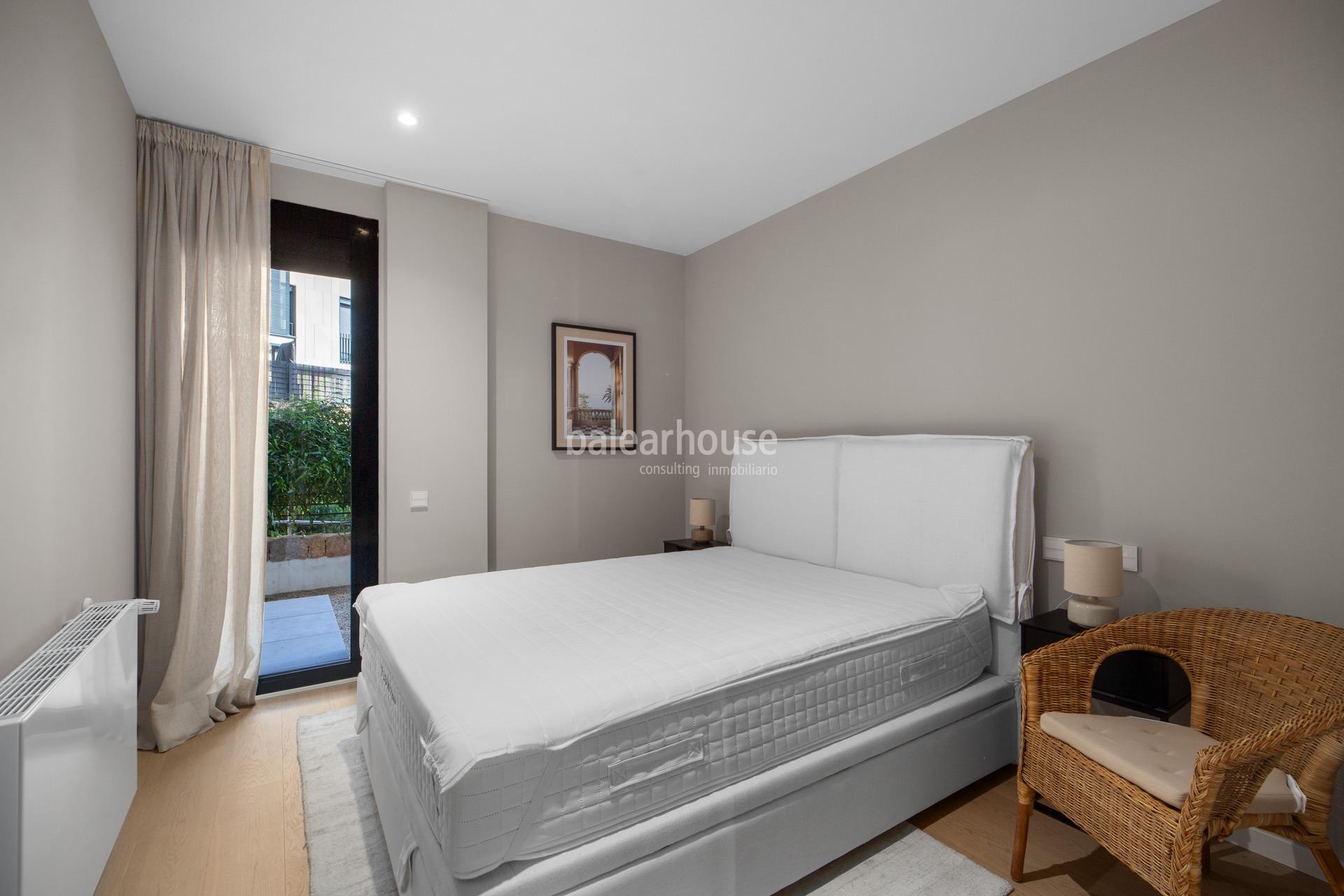 Gran planta baja con jardín y terrazas privadas junto al golf en Son Quint, Palma