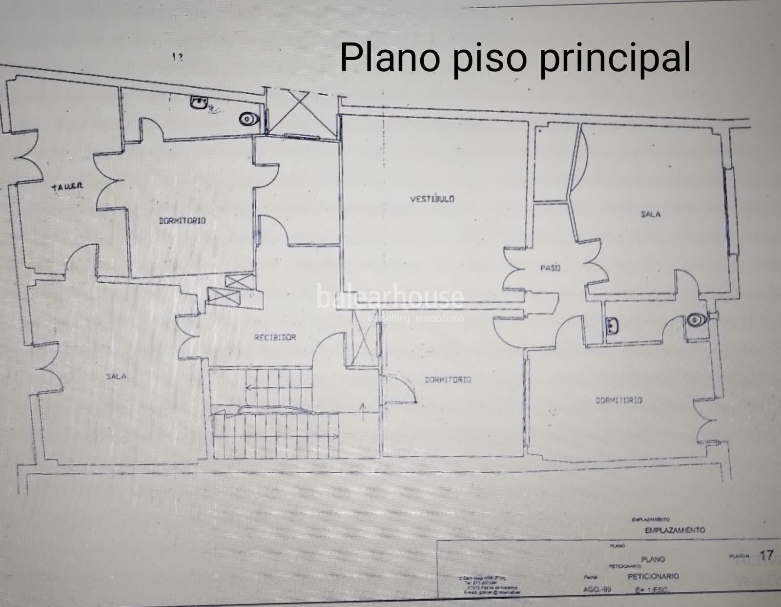 Großes Duplex mit herrschaftlicher Architektur im Herzen von Palmas historischem Zentrum