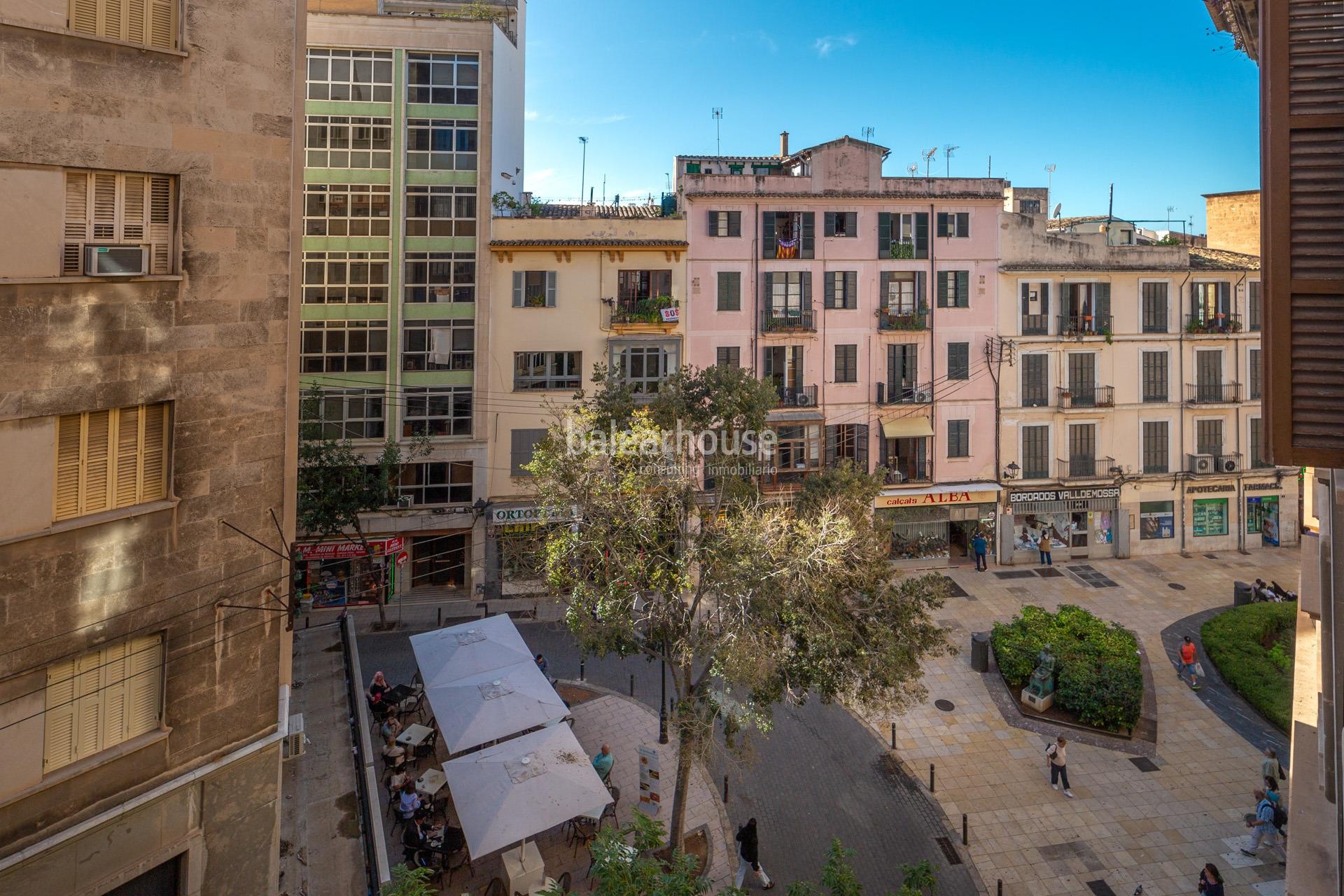 Große und helle Wohnung mit viel Potenzial für die Renovierung im Zentrum von Palma