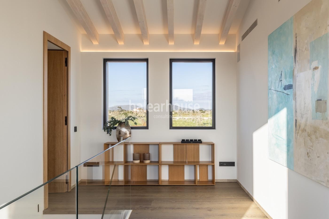 Spectacular new finca with views of all the green surroundings of Santanyí and close to beaches