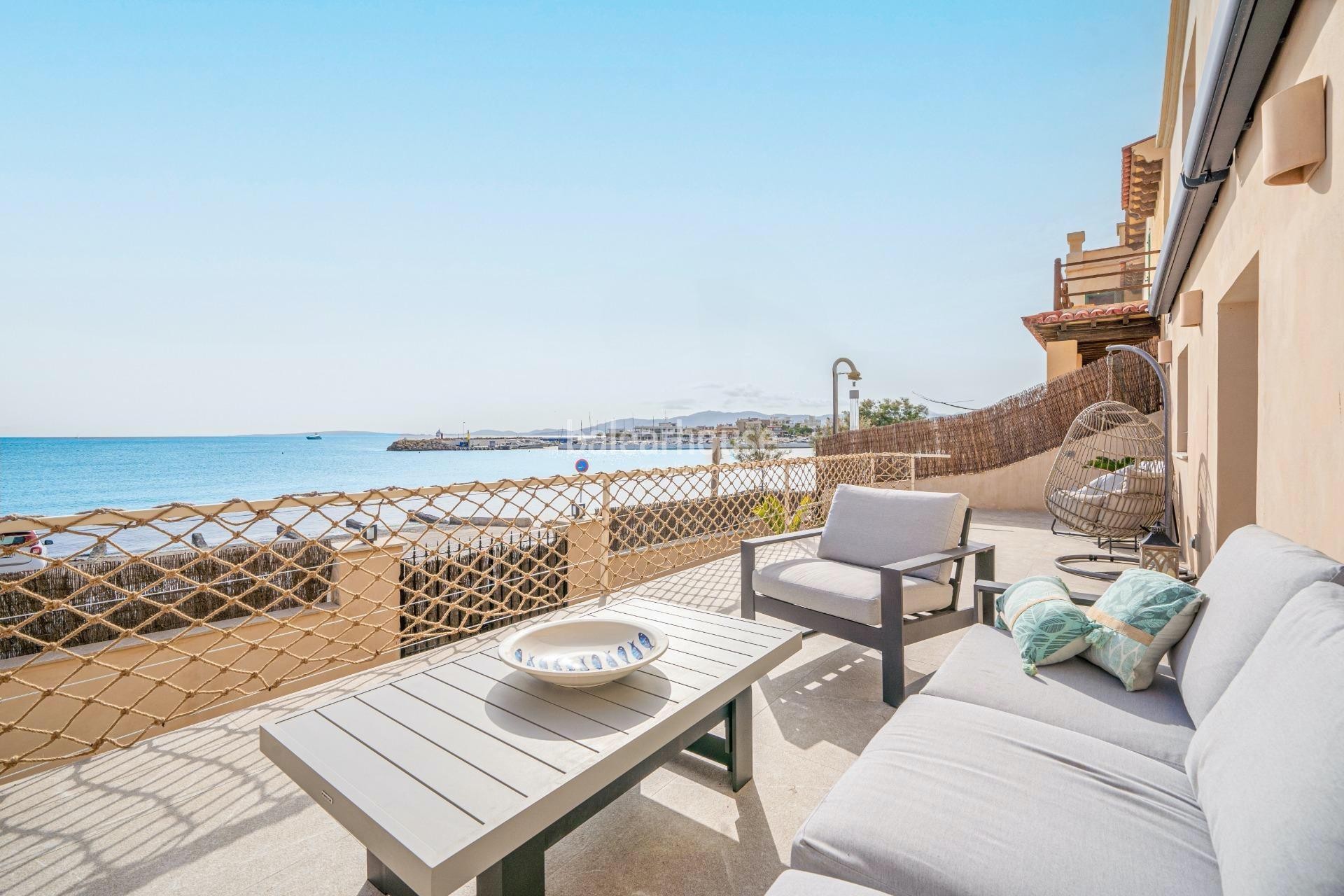 Fabulosa villa moderna frente al mar con terrazas, gran jardín y piscina en la costa de Palma